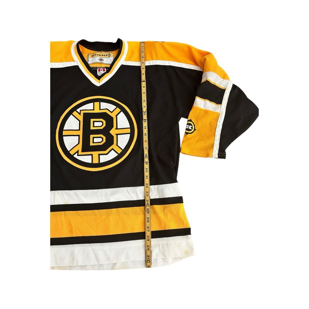 Vintage Koho NHL Boston Bruins Black Gold Hockey Jersey Mens L - Picture 6 of 14